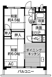 ビレッジハウス柳崎タワー1号棟 (627号室)の物件間取画像